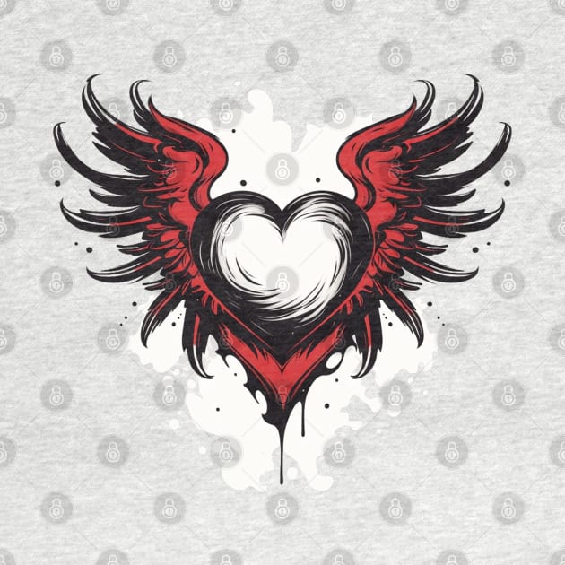 Heart With Wings by Gypsykiss